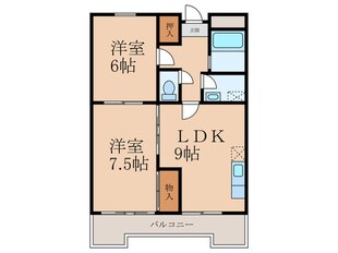 サンハイツの物件間取画像